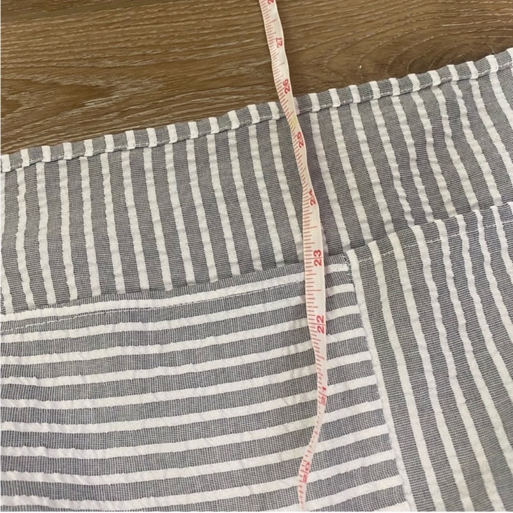 Adyson Parker gray white striped button up shirt - Picture 11 of 14